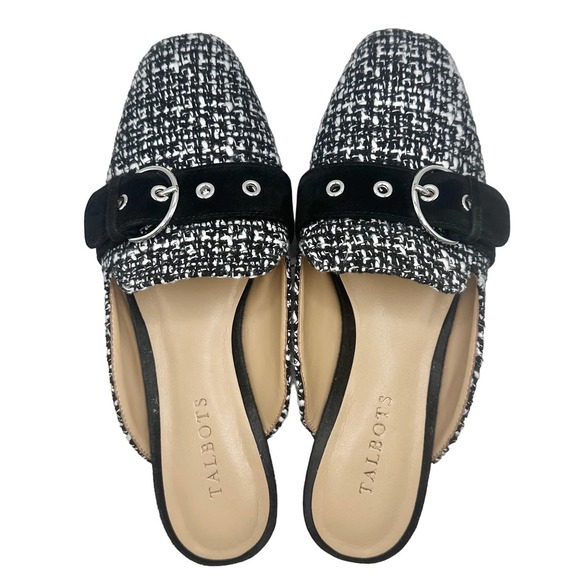 Talbots | Women | Stella Buckle Bouchle Mules | Size 8 M - Picture 5 of 10